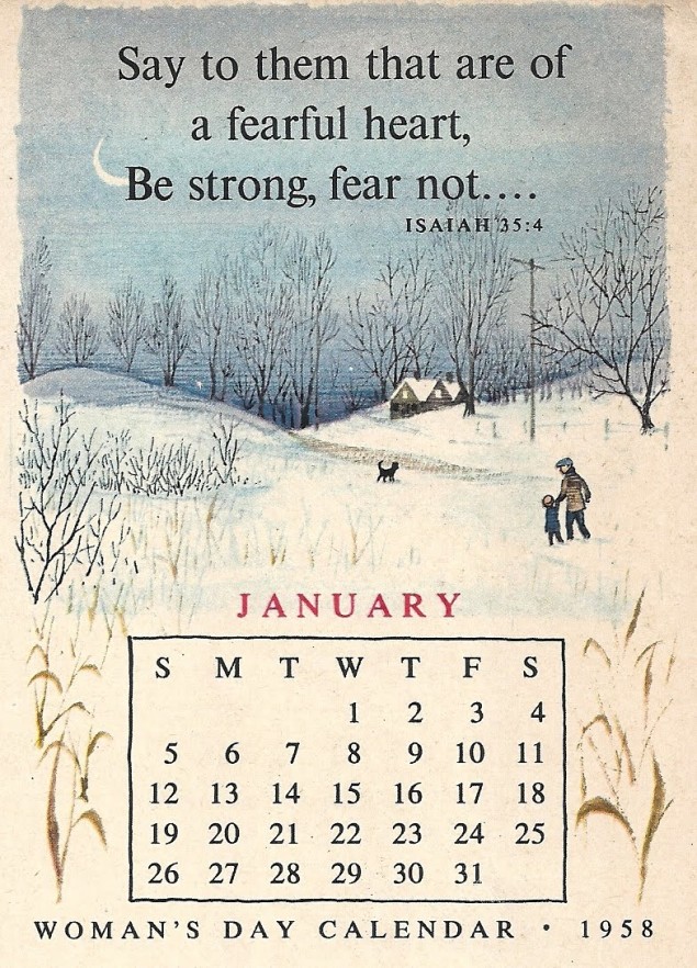 Woman's Day calendar